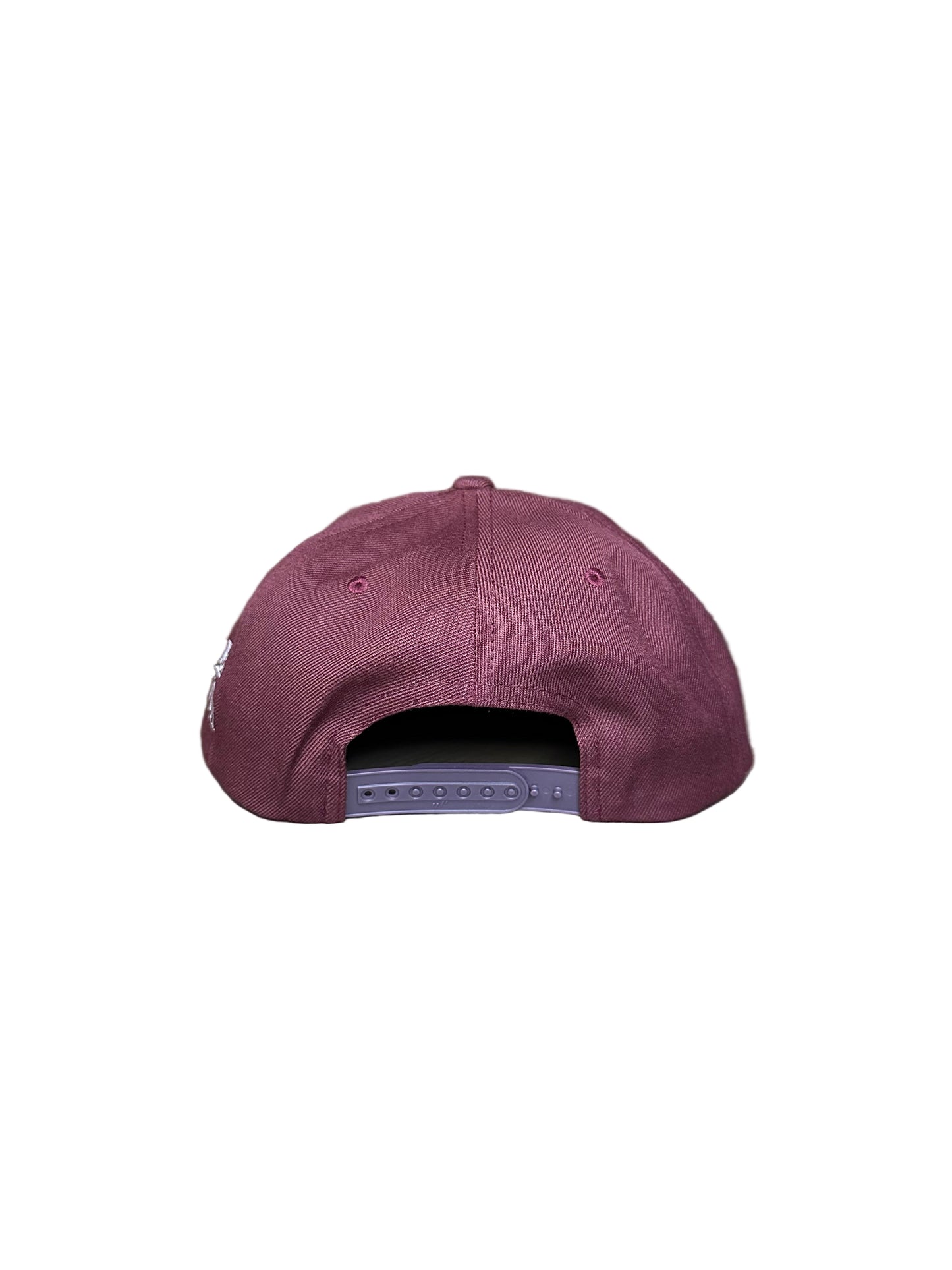 Burgundy Ageless Strength Straight-Brim Cap