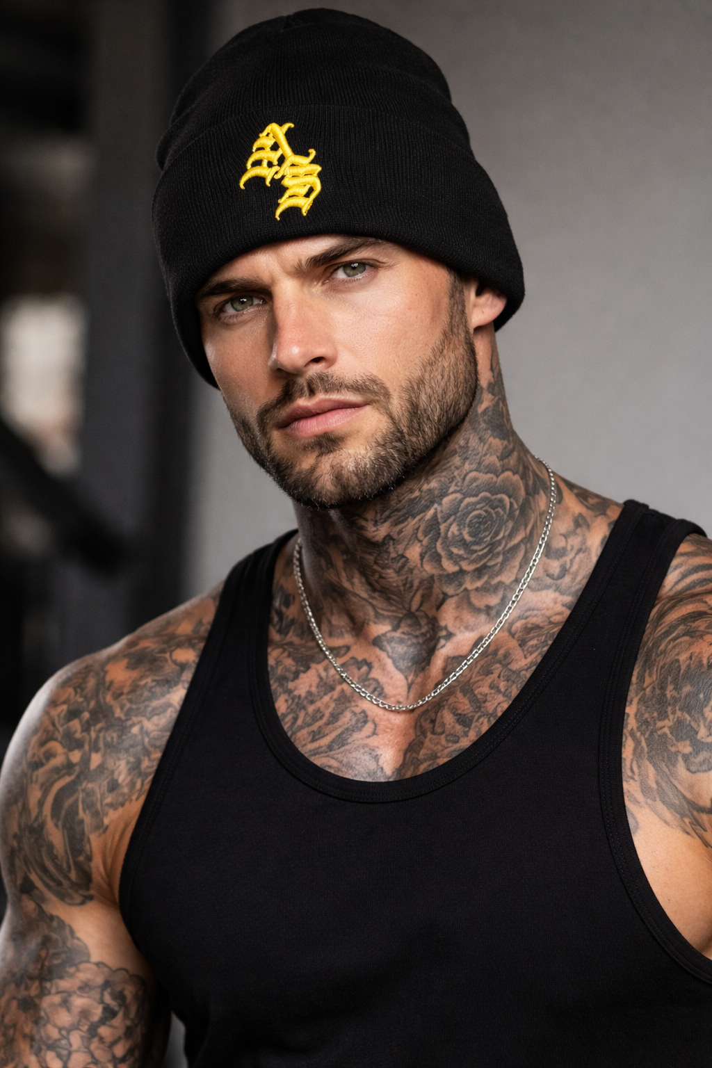 Fully Embroidered Beanie - $30