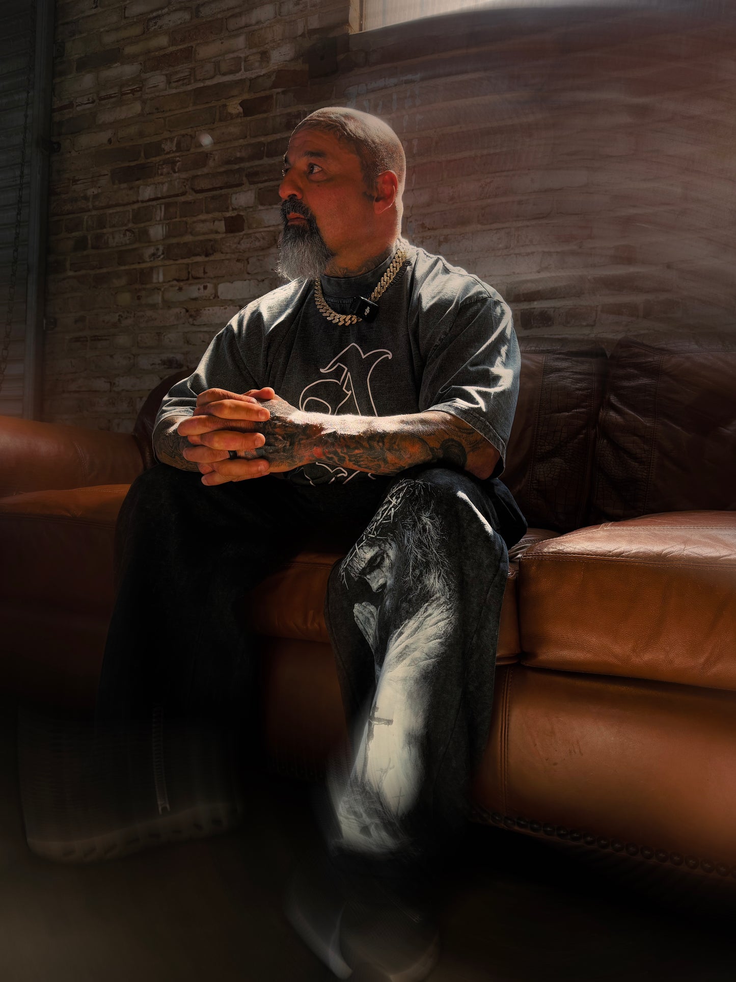 A.S. Oversized Acid Wash Tee - ($40)