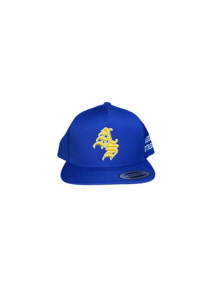 Premium Blue Ageless Strength Straight-Brim Cap