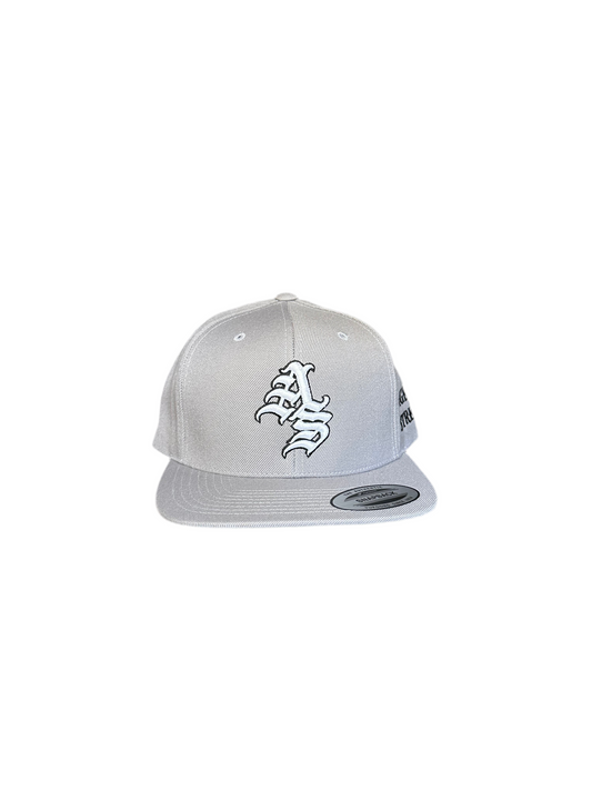 Premium Silver Ageless Strength Straight-Brim Cap