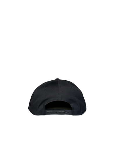 Black Ageless Strength Straight-Brim Cap