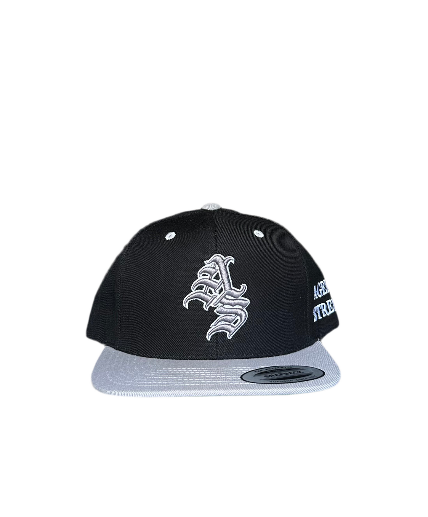 Premium Silver Ageless Strength Straight-Brim Cap