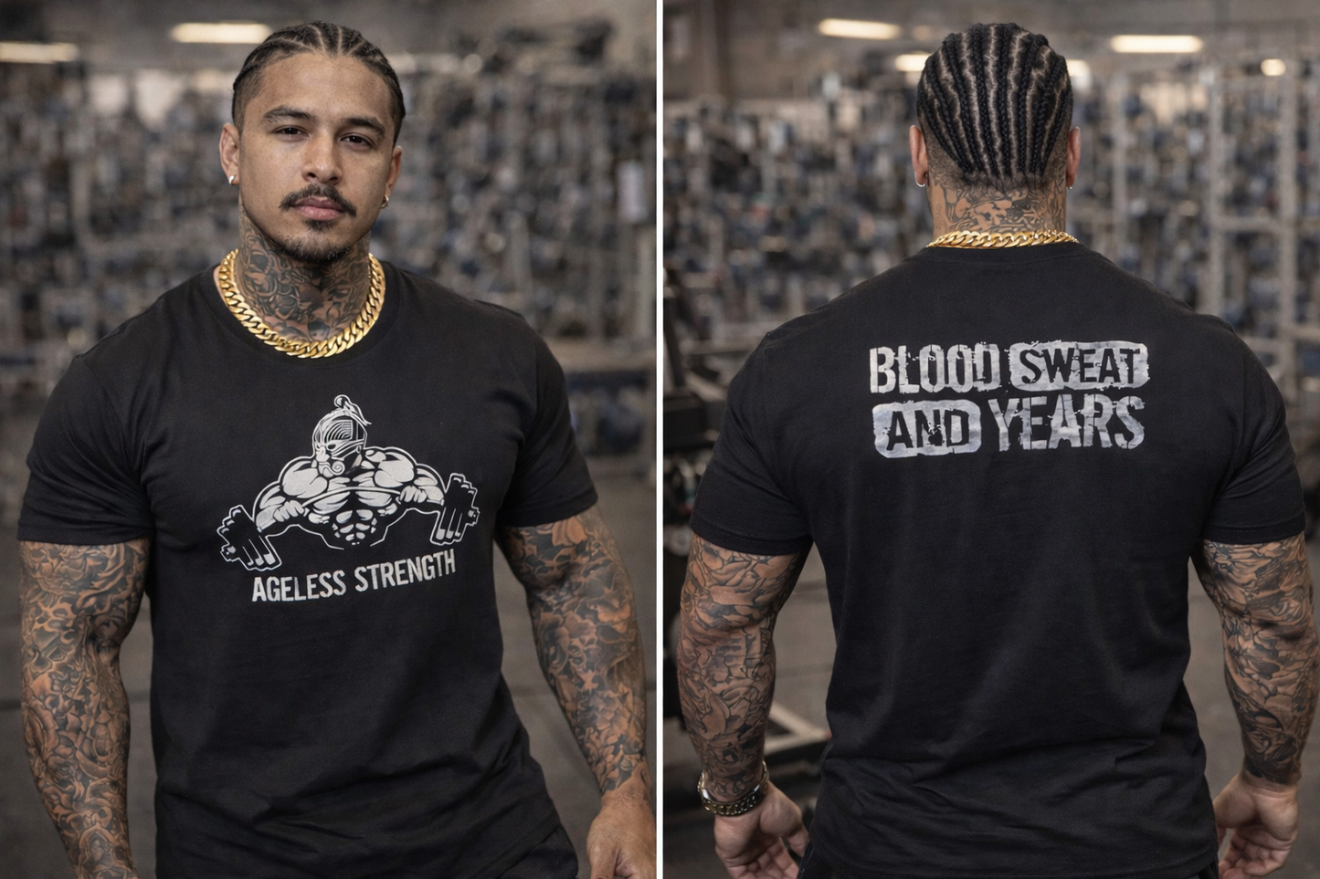 Ageless Strength x Blood, Sweat, and Years - $35