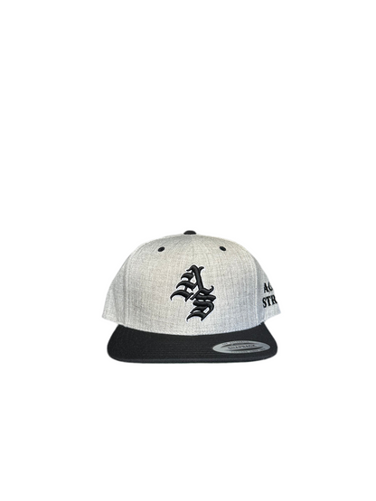 Premium Silver Ageless Strength Straight-Brim Cap