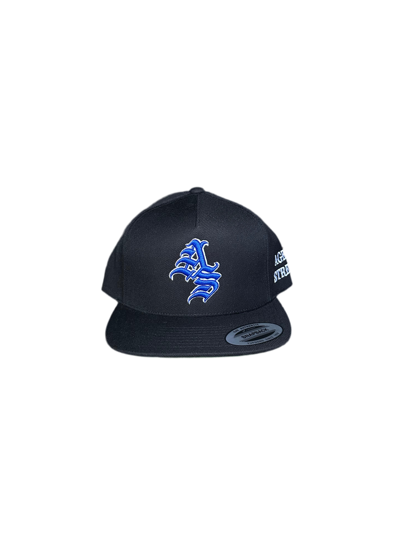 Black Ageless Strength Straight-Brim Cap